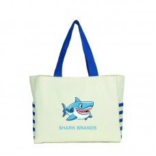Canvas Tote Bag With Color Handles