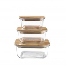 Square Glass Lunch Box 320ml~1200ml