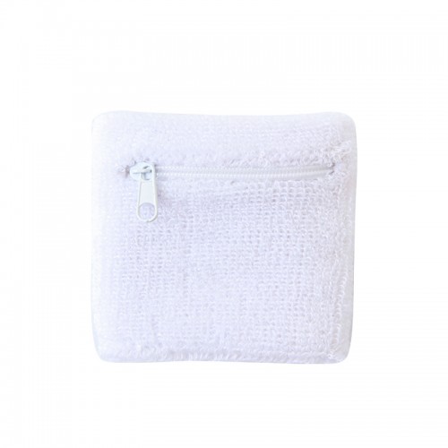 Cotton Towel Fitness Sports Zipper Pocket Wristband