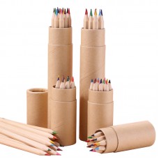 12 Colors Wooden Pencils