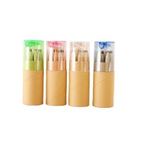 12 Colors Wooden Short Pencils with Sharpener 12 Colors Wooden Short Pencils with Sharpener