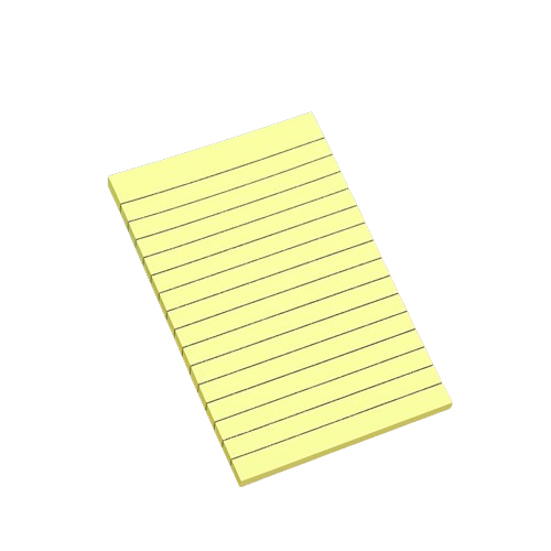 4*6 inch Fluorescent Colored Paper Line Sticky Notes