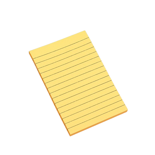 4*6 inch Fluorescent Colored Paper Line Sticky Notes