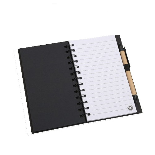 Double Metal Spiral Pocket Notebook with Pen Double Metal Spiral Pocket Notebook with Pen
